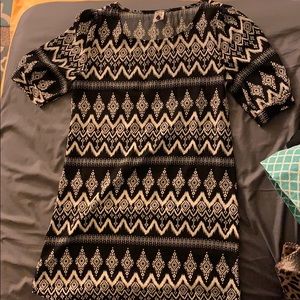 Black and white dress